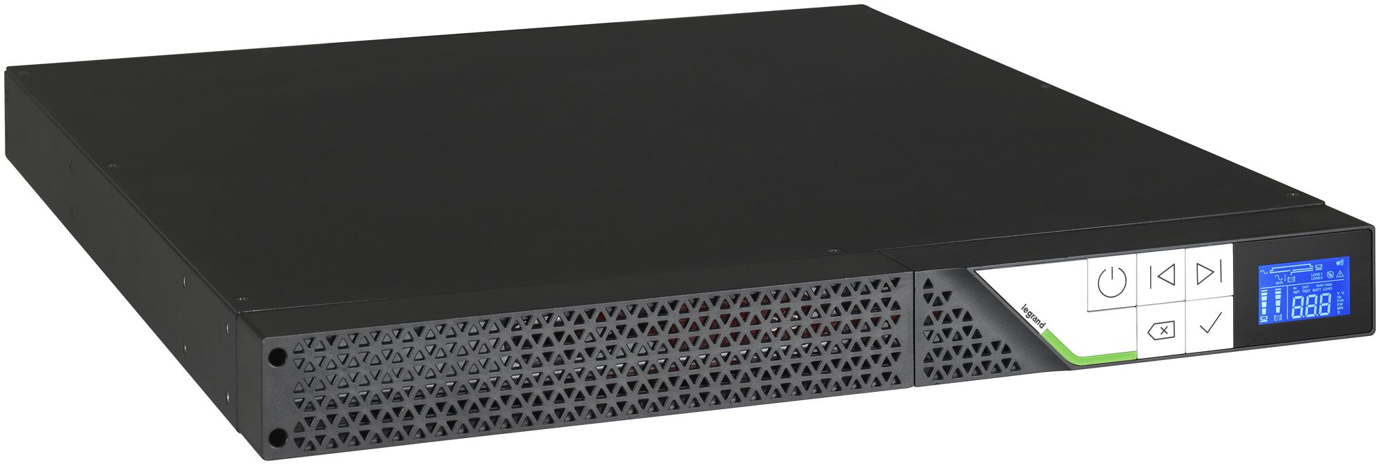 USV-Anlage Legrand KEOR SPE 19" Rack 1U, 1L/1L, 750VA/525W, 3min à 100%