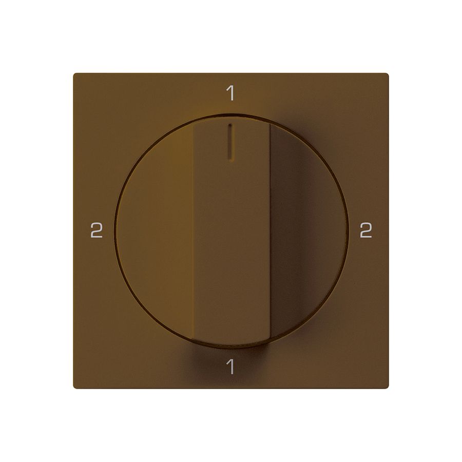 Abdeckset kallysto zu Drehschalter S3 braun