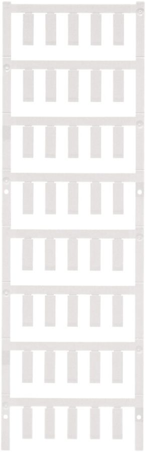Marqueur d'appareil Weidmüller MultiCard ESG auto-adhésive 17×6mm PA66 blanc