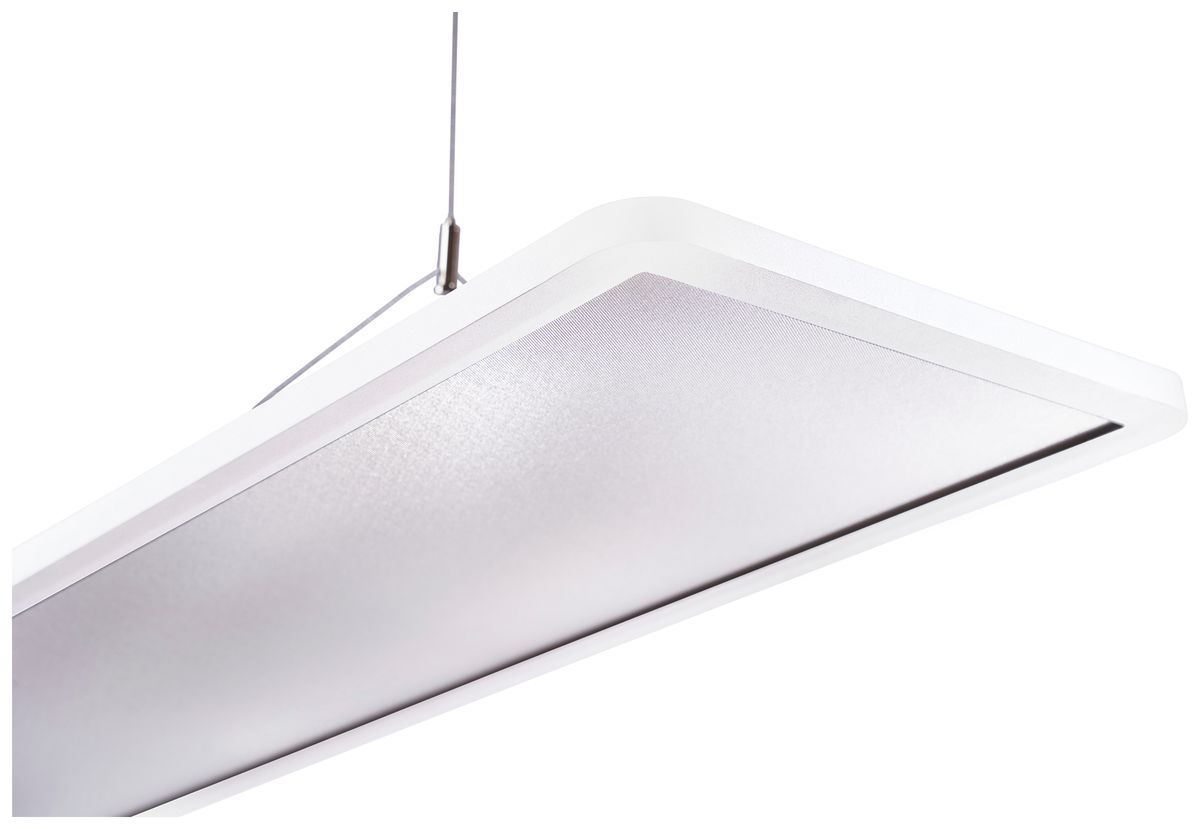 LED-Pendelleuchte Sylvania Areum Suspended 43W 5150lm 840 DALI 3h 1.2m weiss