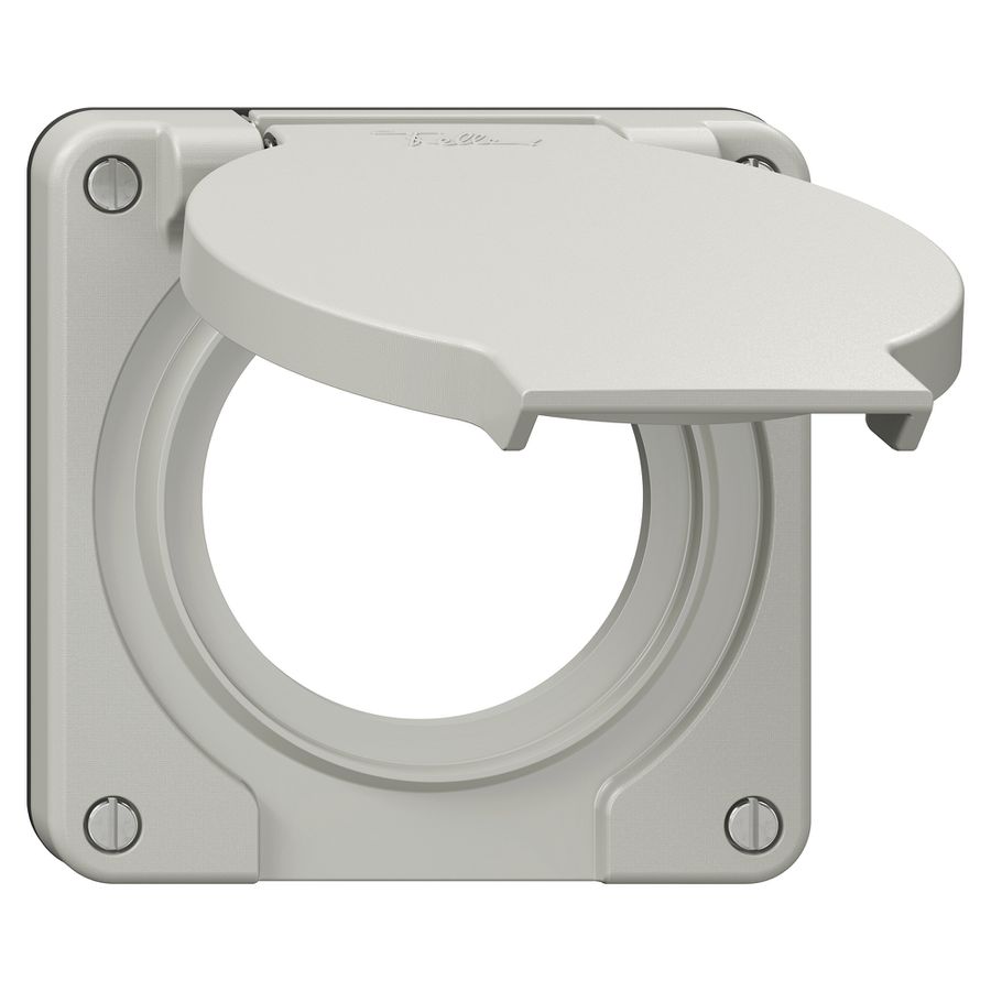 Deckel mit Klappdeckel NEVO Ø53mm IP21 lgu (Dicht.sz)