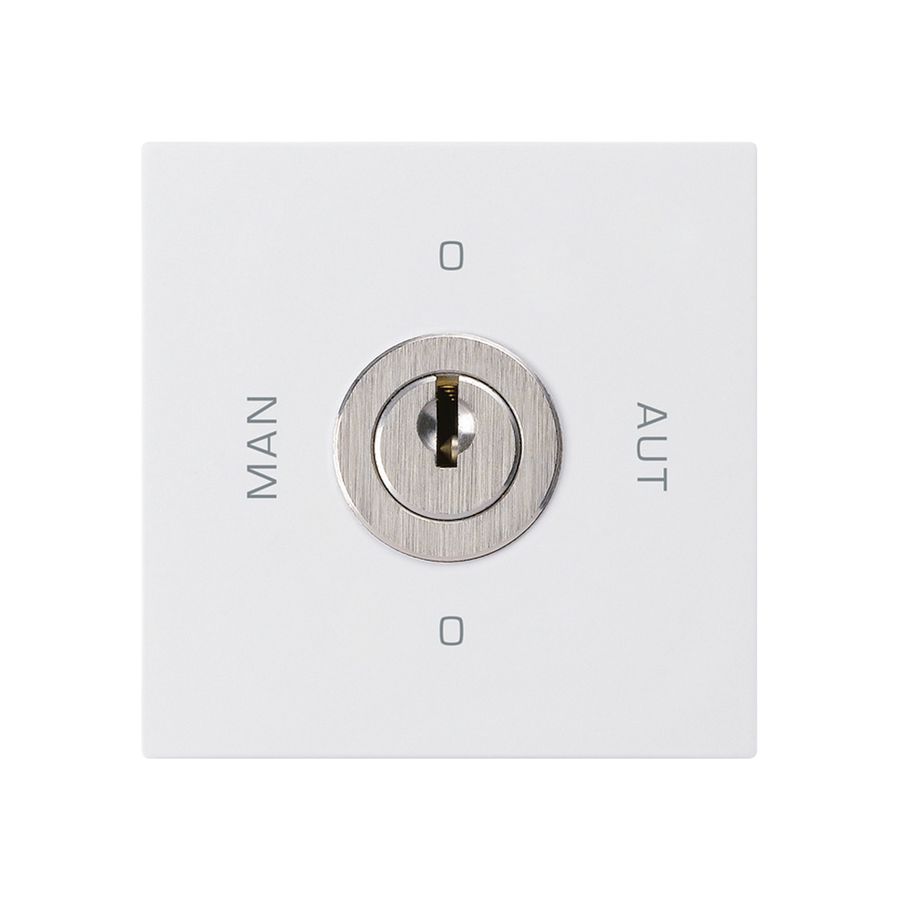 Einsatz zu Schlüsselschalter 0-Man-0-Aut. kallysto 2/1L weiss mit Schloss