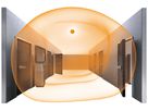 Plafonnier/applique LED Steinel RS PRO R30 basic SEN 23.22W 2813lm 830 IP40 VAR