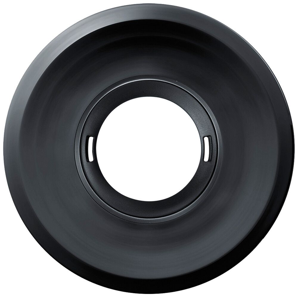 Couvercle ESYLUX pour détecteur FLAT Ø104mm plastique mat rond noir