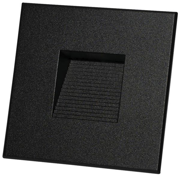 Applique LED INS DOTLUX EASYSTAIR 1.5W 70lm 930 IP20/44 82×82mm nero