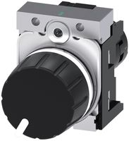 Potentiomètre Siemens SIRIUS ACT avec support 1kΩ noir métal