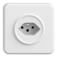 UP-Steckdose STANDARDdue T13 weiss