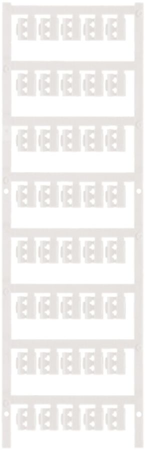 Marqueur de conducteur Weidmüller MultiCard SFC p.Ø1.5…2.5mm 12×5.8mm PA66 blanc