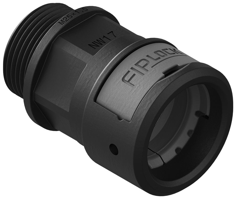 Raccordo Plica FIPLOCK diametro nominale 12 M20×1.5mm nero