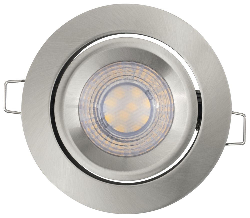 EB-LED-Downlight LDV SPOT SET 3×4.9W 380lm 2700K Nickel