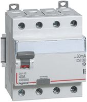 Fehlerstromschutzschalter Legrand DX3standard 4P 400V 25A 0.03A Typ F 4TE