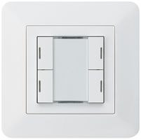 UP-Taster kallysto.trend KNX 4×RGB LED s/e-link weiss