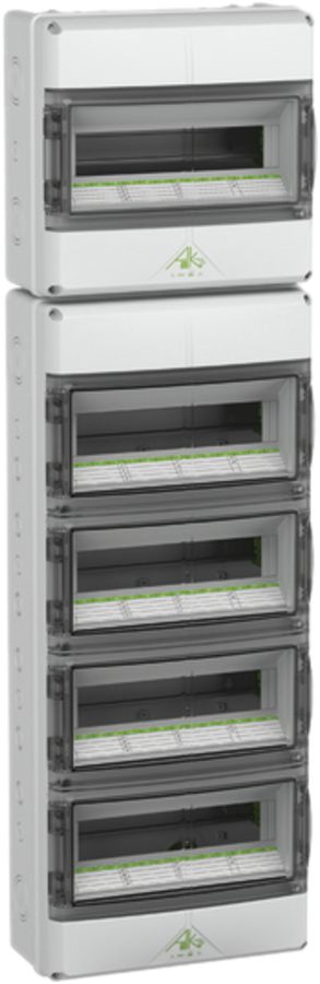AP-Kleinverteiler Demelectric AK 70 IP65 PC IK08 315×1050×155mm