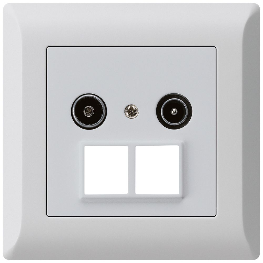 Prise d'antenne ENC R/TV HMS kallysto.line 14dB gris clair