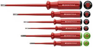 Schraubenzieher-Set PB Schlitz 2, 3, 4, 5 PZ 1, 2 VDE 1000VAC/1500VDC
