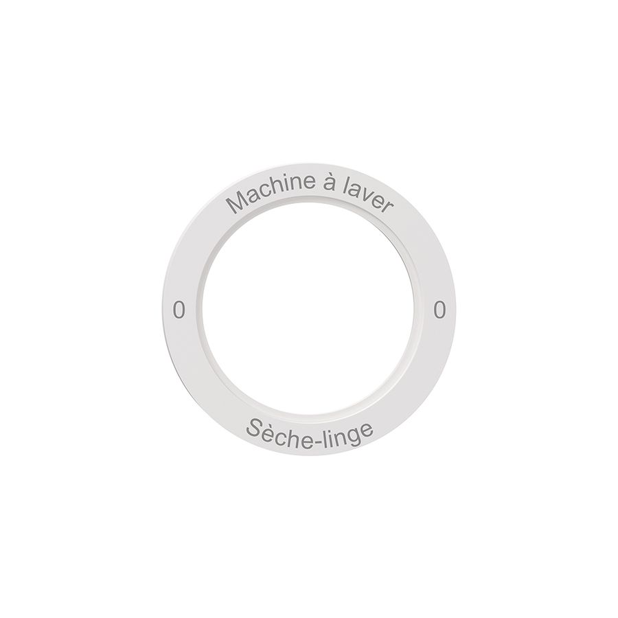 Kennscheibe NEVO, f.Drehschalter, 0-Machine à laver-0-Sèche-linge, weiss