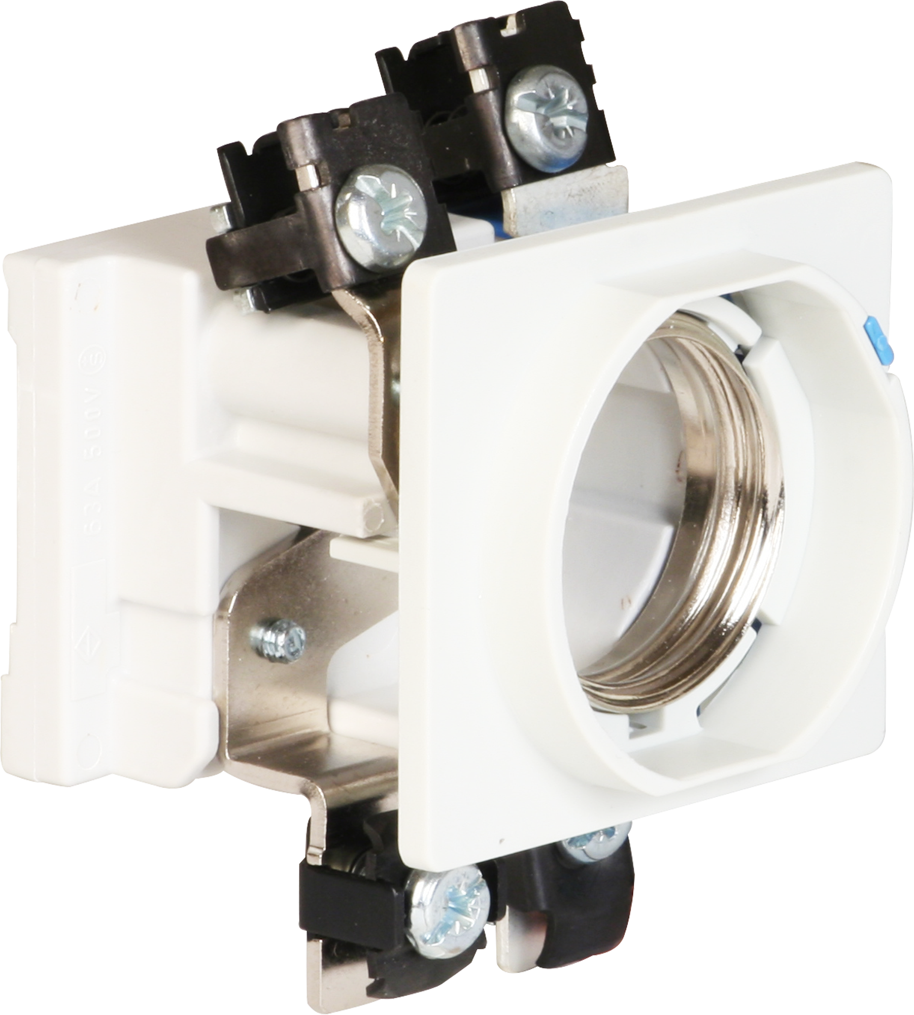 EB-Sicherungselement Hager DIII 63A Frontabd. rund EB-Tiefe 51mm L oben/NT unten