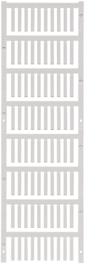 Leitermarkierer Weidmüller MultiCard VT SF für Ø1.2…1.6mm 21×3.2mm PA66 weiss