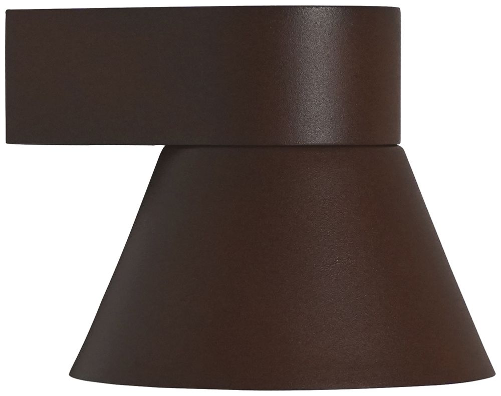 Applique Nordlux Kyklop Cone 1×GU10 25W IP54 Ø156×175mm rouille