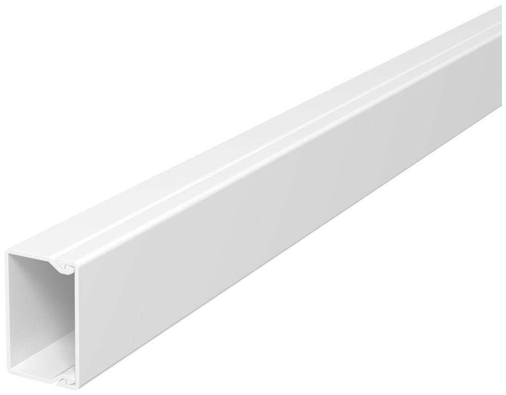 Canal d'installation Bettermann WDK 40×40×2000mm PVC blanc pur