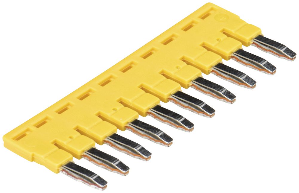 Barrette de jonction Wieland IVB WKF, 10L, 4mm², 6mm, jaune