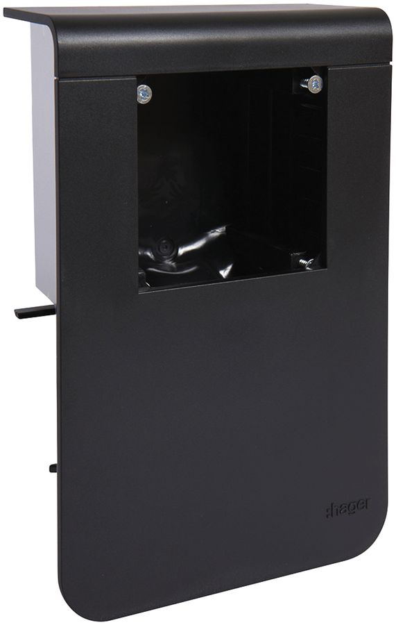 Geräteträger Hager für SL20115 leer schwarz