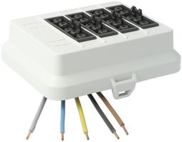 Frontteil AGRO, in: 5P H07V-U, out: 4×5P sw L1+L2+L3, Wieland