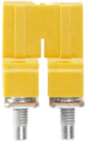 Connexion transversale Weidmüller WQV 6/2 vissé 2L pas 8mm isolé 57A jaune