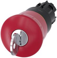 Poussoir Siemens SIRIUS ACT ISO serrure RONIS Ø40mm rouge plastique