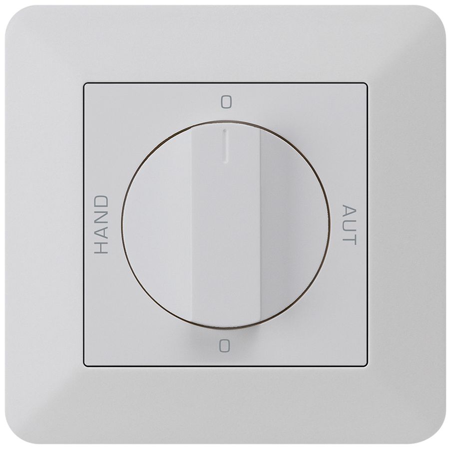 UP-Drehschalter 0-Hand-0-Aut. kallysto.trend 2/1L hellgrau mit Drehgriff