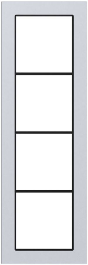 Cadre de recouvrement SIDUS 4×1/1×4 alu