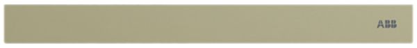 Abschlussleiste ABB-Welcome, für IP touch 10, gold