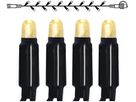 Lichterkette System 24 Extra, 5m, schwarz, 1W, 49 LED, warmweiss