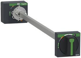 Comando rotativo c.accoppiam.porta p.ComPacT NSXm/PowerPact B, IP54 nero