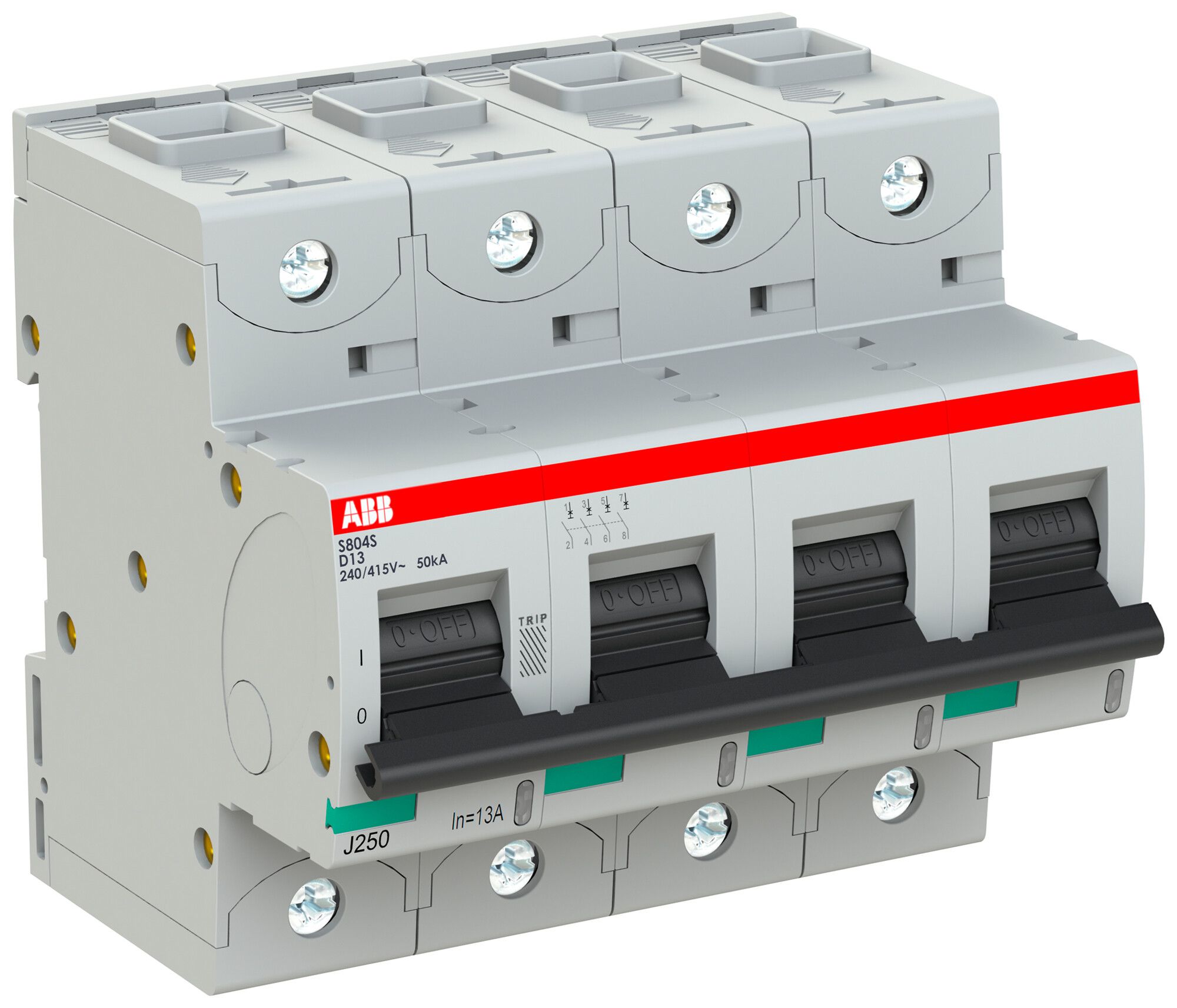 Leitungsschutzschalter ABB S804S-D 13A 50kA