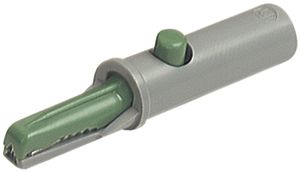 Abgreifklemme AK 10 4mm System, isoliert, grün