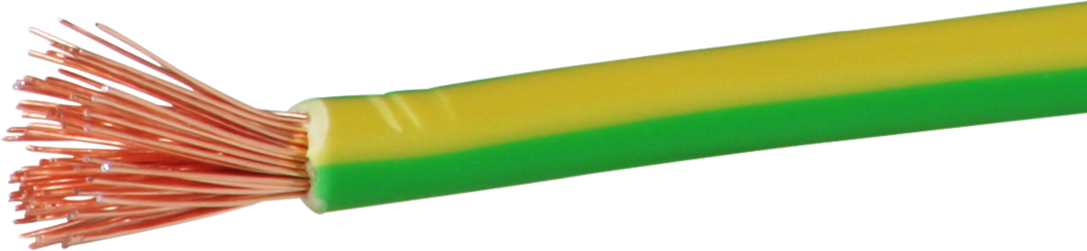 T-Litze 6mm² grün-gelb Eca, Spule à 100m