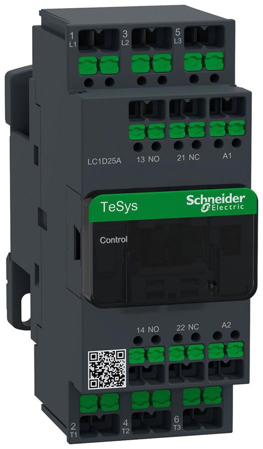 Contacteur de puissance TeSys 250VAC 3NO 40A 25A 440V 1NO 1NC