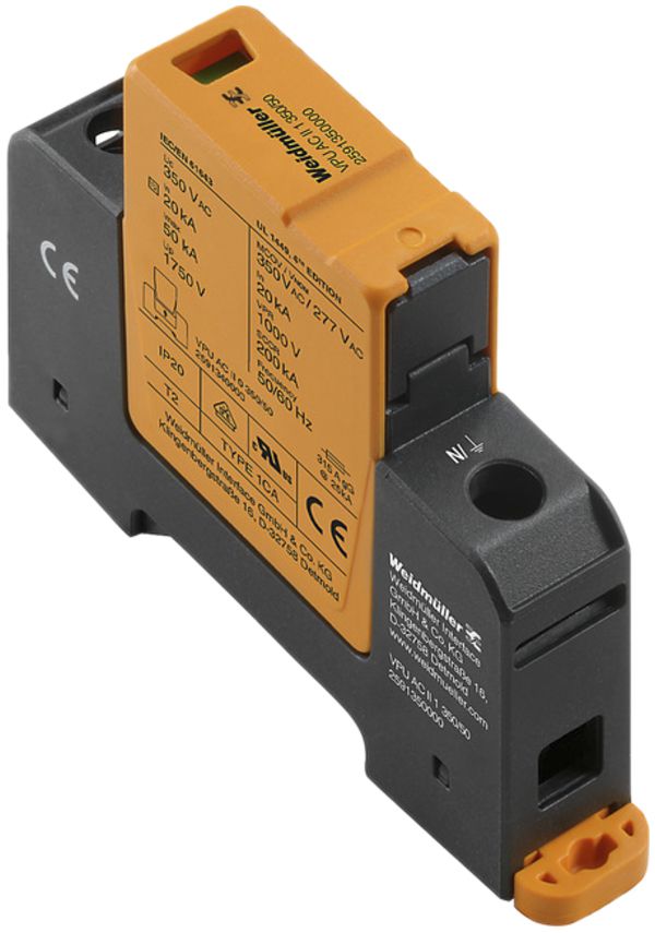 Parasurtension Weidmüller VPU AC II 1 350/50