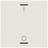 Bascule MDT TAL-60W1B11.02 1t/2a p.touches tactiles blanc mat "I/O"