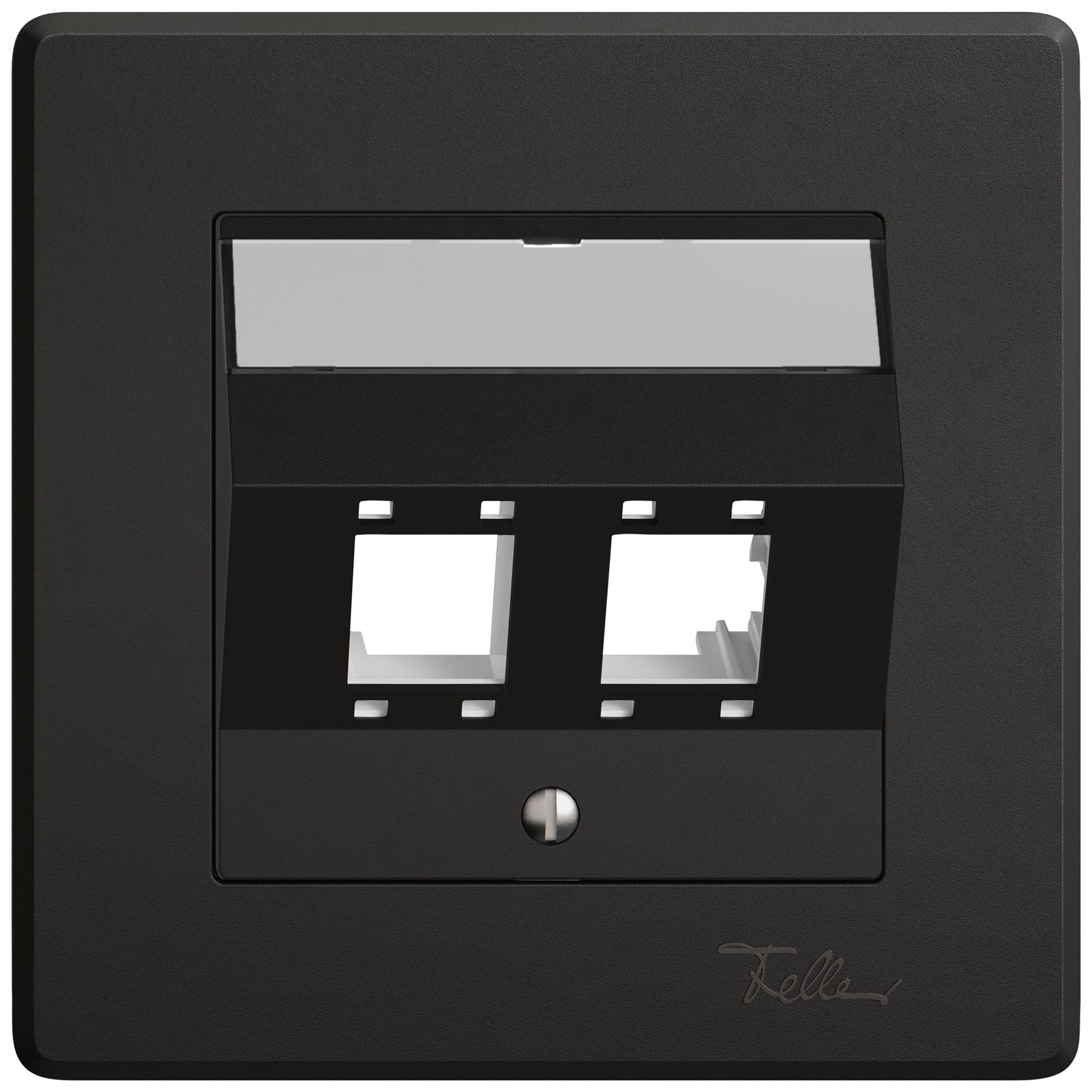 Kit di montaggio INC EDIZIO.liv SNAPFIX® per freenet cat.5e/6 2× ne