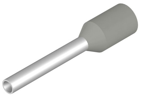 Estremità di cavo Weidmüller H isolata 0.75mm² 10mm grigio DIN sciolto