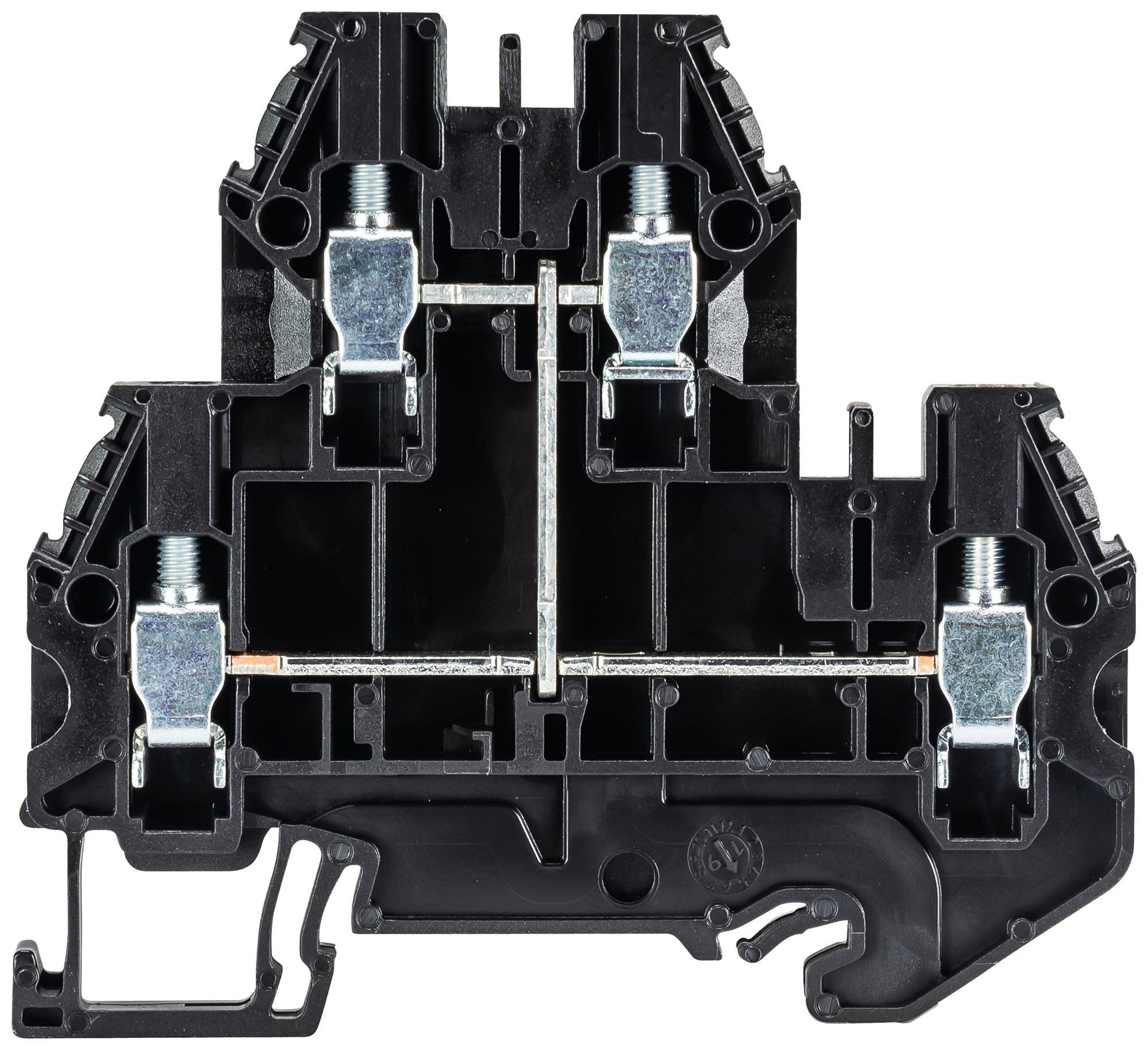 Morsetto di passaggio componibile Wieland WT 4 E VB 0.14…6mm² 32A 800V nero