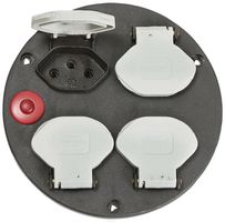 Prese INS Brennenstuhl Ø120mm piastra di montaggio 4×T13 IP20