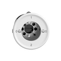 Interrupteur rot.ENC STANDARDdue 2/1L blanc pour serrure de sûreté, sans cyl