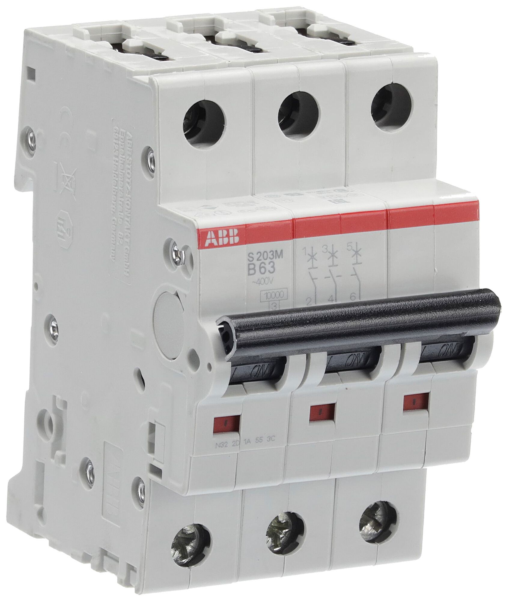 Leitungsschutzschalter ABB S203M-B63 63A B 10kA