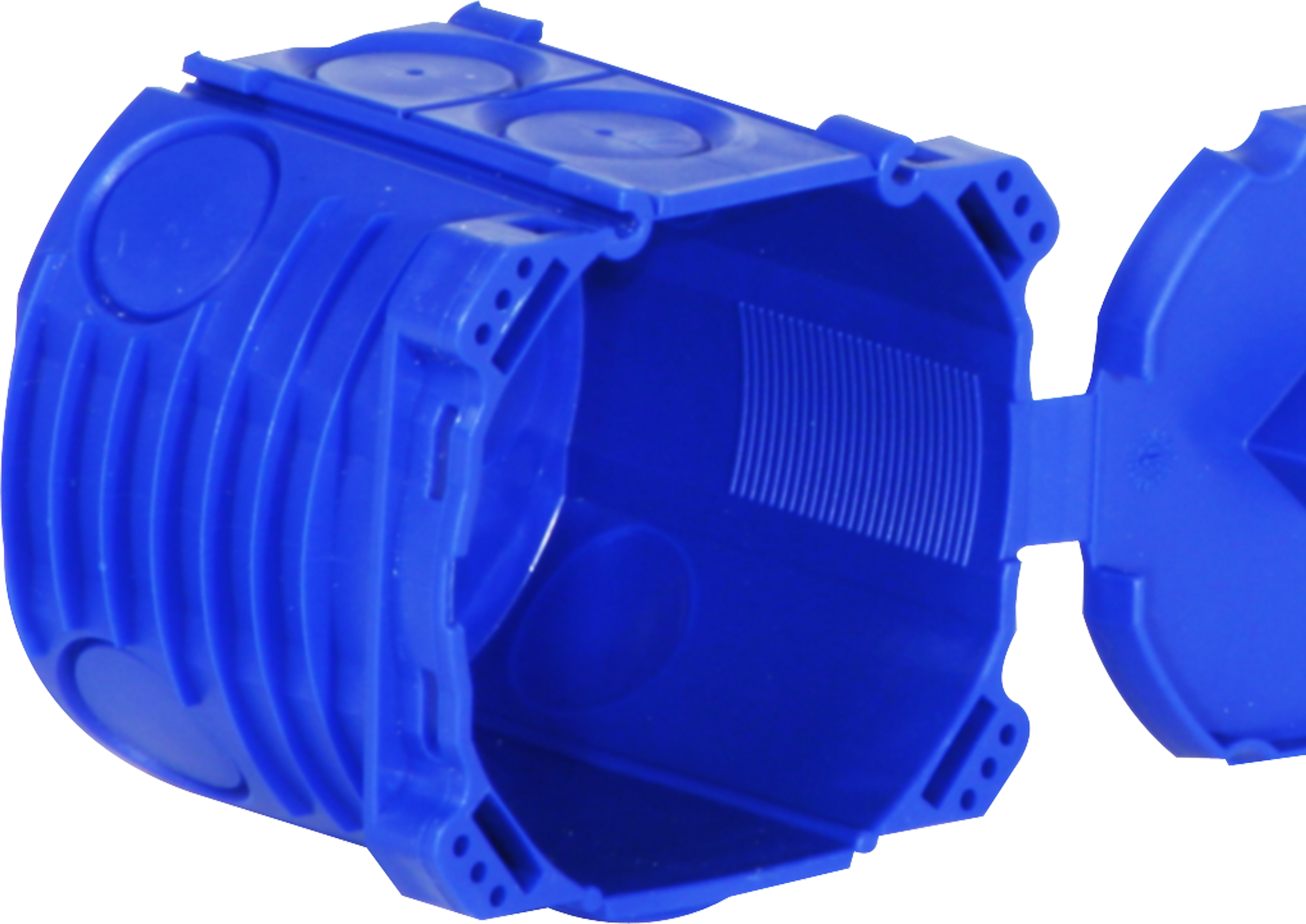 Einlasskasten AGRO NIS Gr.I mit Klappdeckel halogenfrei blau