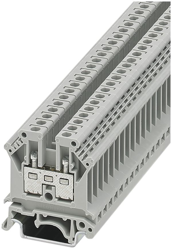 Borne universelle Phoenix Contact 4mm² gris