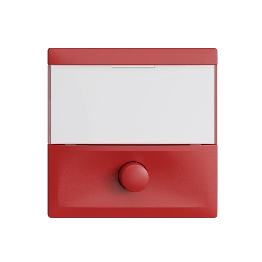 Poussoir avec porte-étiquette EDIZIOdue berry