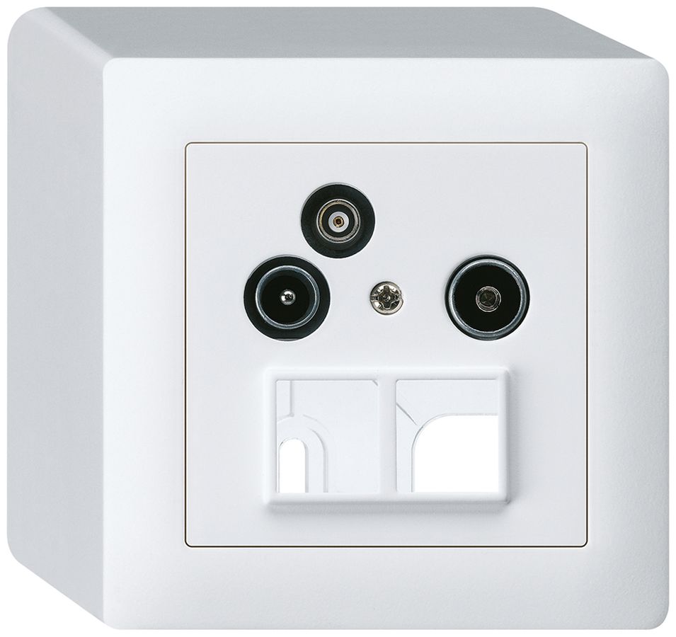 Prise pour antenne AP R/TV-Données kallysto HMS 2GHz 14db blanc